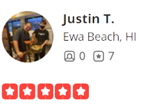 R & I Oahu Professional Cleaning Company Five Star Yelp Review from Justin T. of Ewa Beach, HI - Office Standard Cleaning Services. Affordable and Reliable Home and Office Cleaning Services in Honolulu, Waikiki, Waipahu, Pearl City, Aeia, Ewa Beach. 808-207-7055
