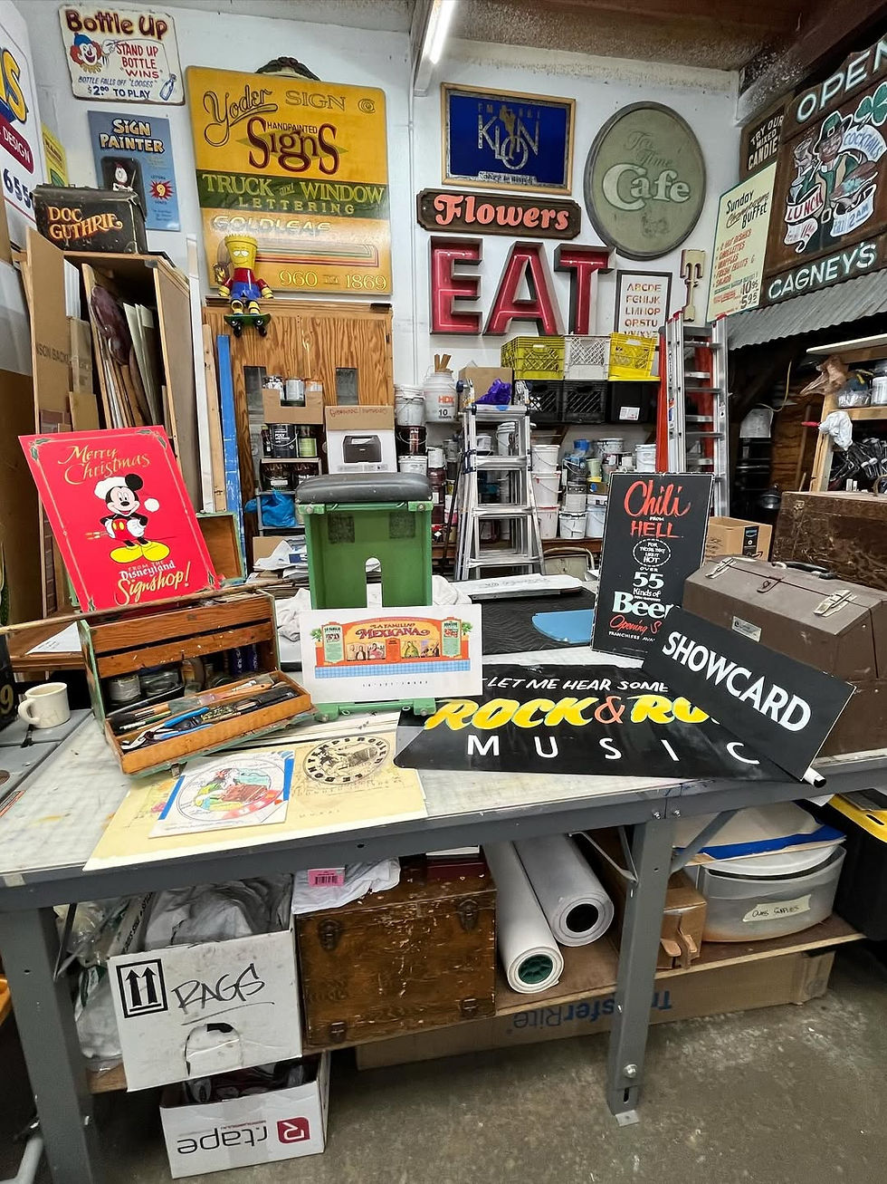 8-Week Sign Painting EVERY WEDNESDAY April 8, 2026 - May 27, 2026 Class Time 7AM-3PM 8 HOUR CLASS @ $1,200 Smart Alex Hand-Painted Signs Orange County Southern California Sign Painting Workshops Company Los Angeles Trade Tech Sign Alumni and Huntington Beach Sign Instructor Alex Kurakake