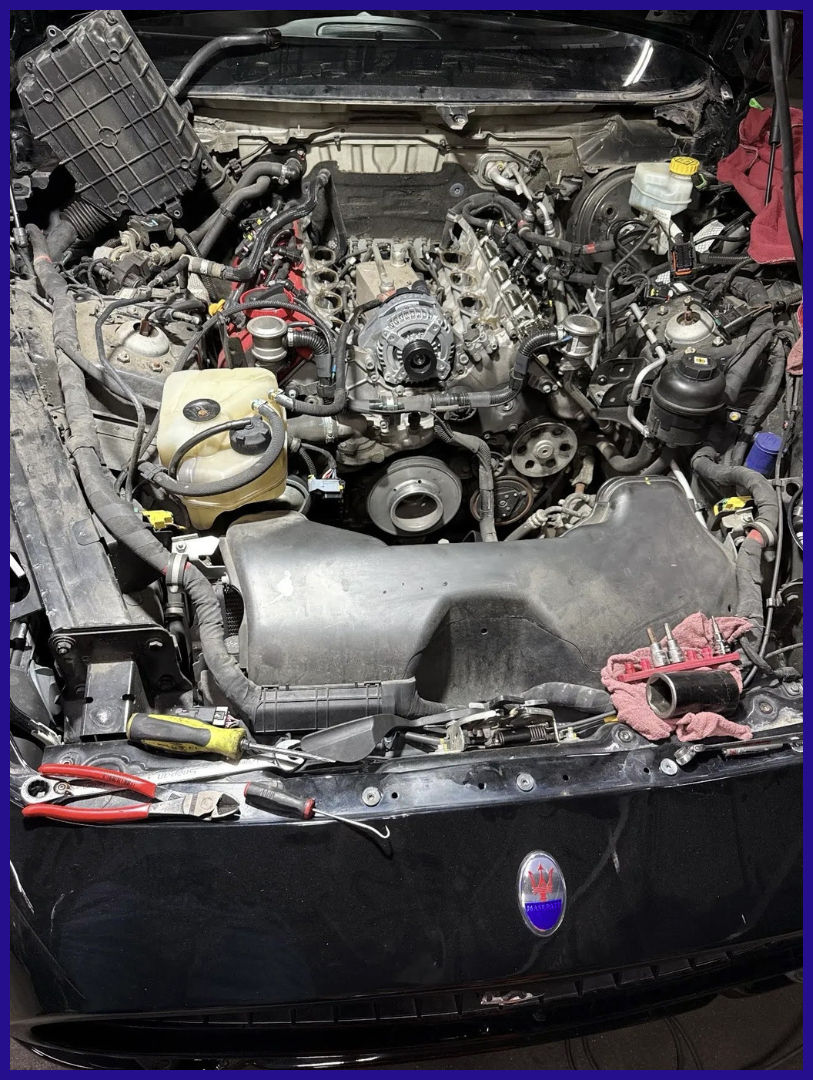 Maserati GranTurismo Valve Cover Gasket Repair and Replacement for Engine Oil Leak Professional Maserati Alternator Replacement Engine Inspection Service Maintenance INDEPENDENT MASERATI SERVICE CENTER Glendale, Los Angeles 91204 Maserati Grecale Maserati Levante Maserati Quattroporte Maserati Ghibli Maserati GranCabrio Genuine Maserati OEM Parts Call: 818-869-9921