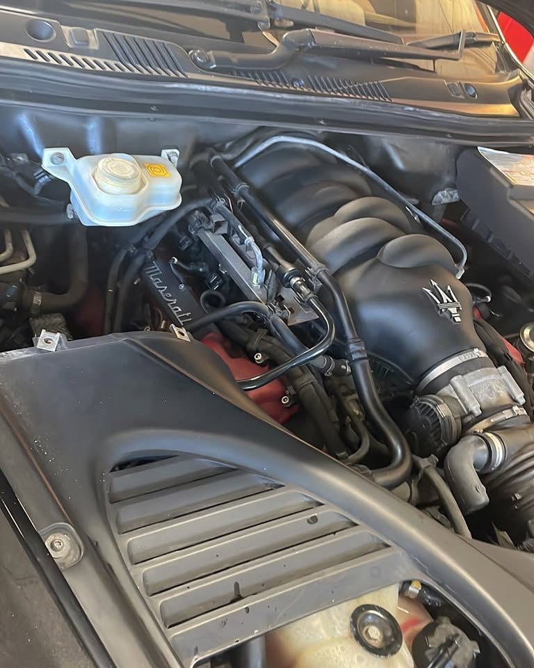 Maserati Quattroporte with Failed Water Pump LOS ANGELES Independent Maserati Service Center Glendale Los Angeles Maserati Genuine OEM Water Pump Repair Cooling System Maintenance Maserati Grecale Maserati Levante Maserati GranTurismo 818-869-9921