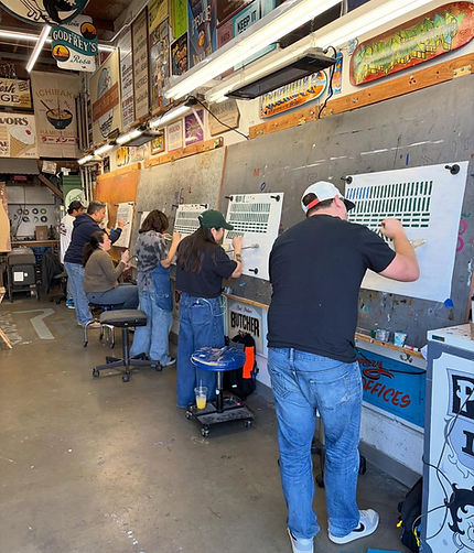 Smart Alex Hand-Painted Signs 3-Day Hand-Lettering Brush Basics Workshops Huntington Beach