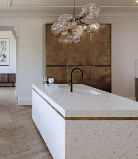 Todd Branson Stoneworks HAWAII Authorized Dealer of Cosentino® and Silestone® Le Chic Collection: Eclectic Pearl Countertops. Custom Kitchen and Bathroom Countertop Fabricator near Honolulu, Waipahu, Aiea, Kahala, Waikiki, Pearl City, Portlock, Ewa Beach, Ala Moana, Diamond Head, Oahu, Maui, Big Island, Kauai. 808-646-3884