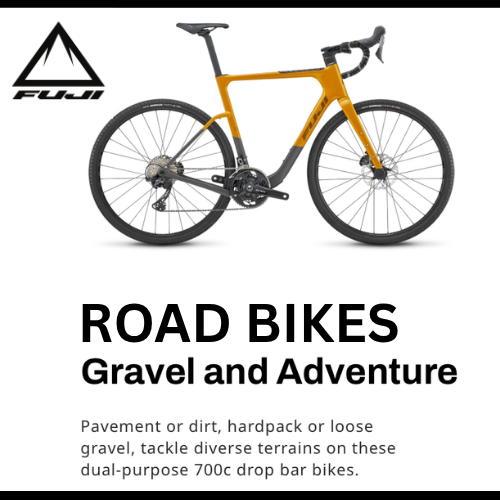 FUJI GRAVEL AND ADVENTURE ROAD BIKES Los Angeles Electric Bike Company Local Bike and E-Bike Sales, Tune-Ups, Repair, Maintenance, and Assembly Services Company FUJI ROAD BIKES FUJI HYBRID BIKES Authorized Dealer West Los Angeles New E-Bikes New Bicycles Used E-Bikes Used Bicycles 310-878-0965