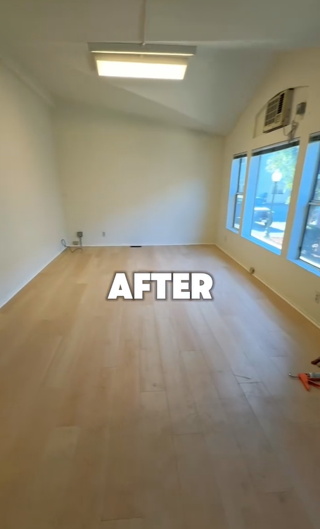 AFTER PHOTO Bedroom 1 Vinyl Flooring Installation ELITE Floor Covering WEST LOS ANGELES Full-Service Luxury Flooring Sales, Refinishing, and Installation Company Local Southern California Residential Homes