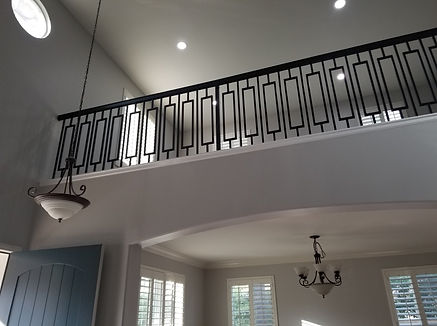 Interior Hand Railings Fabrication & Installation by CALIFORNIA Quality Ironworks - Custom Wrought Iron Work Fabricator in Los Angeles and Pasadena. We offer services such as Pedestrian Gates, Driveway Gates, Hand Railings, Balcony Railings, and many more! We serve clients like Homeowners, Business Owners, Property Managers, Hotels. Professional Iron Worker near Long Beach, Newport Beach, Anaheim, Santa Ana, Huntington Beach, Hermosa Beach, City of Industry. Call PASADENA 626-618-8014. Call LOS ANGELES 424-622-1850. Call ORANGE COUNTY 949-787-1850.