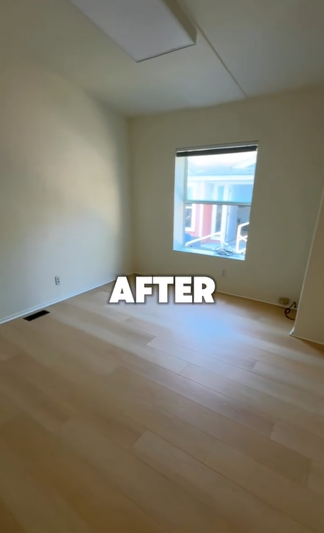 AFTER PHOTO Bedroom 2 Vinyl Flooring Installation ELITE Floor Covering WEST LOS ANGELES Full-Service Luxury Flooring Sales, Refinishing, and Installation Company Local Southern California Residential Homes