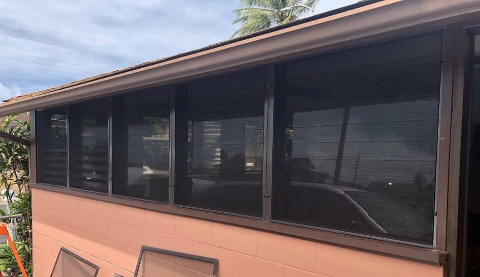 Jalousie Window Screen Replacement Services Available at HoloHolo Screens OAHU - The Number 1 Window and Door Screen Replacement and Custom Patio Enclosure Company for Homeowners and Business Owners in Honolulu. CRIMSAFE® Authorized Dealer. Oahu Mobile Professionals Since 2008. Affordable and Reliable Mobile Screen Services near Kahala, Portlock, Pearl City, Diamond Head, Ewa Beach, Waipahu, Kailua, and all cities in the Oahu Island. Call 808-374-5433 to Schedule FREE ESTIMATE.