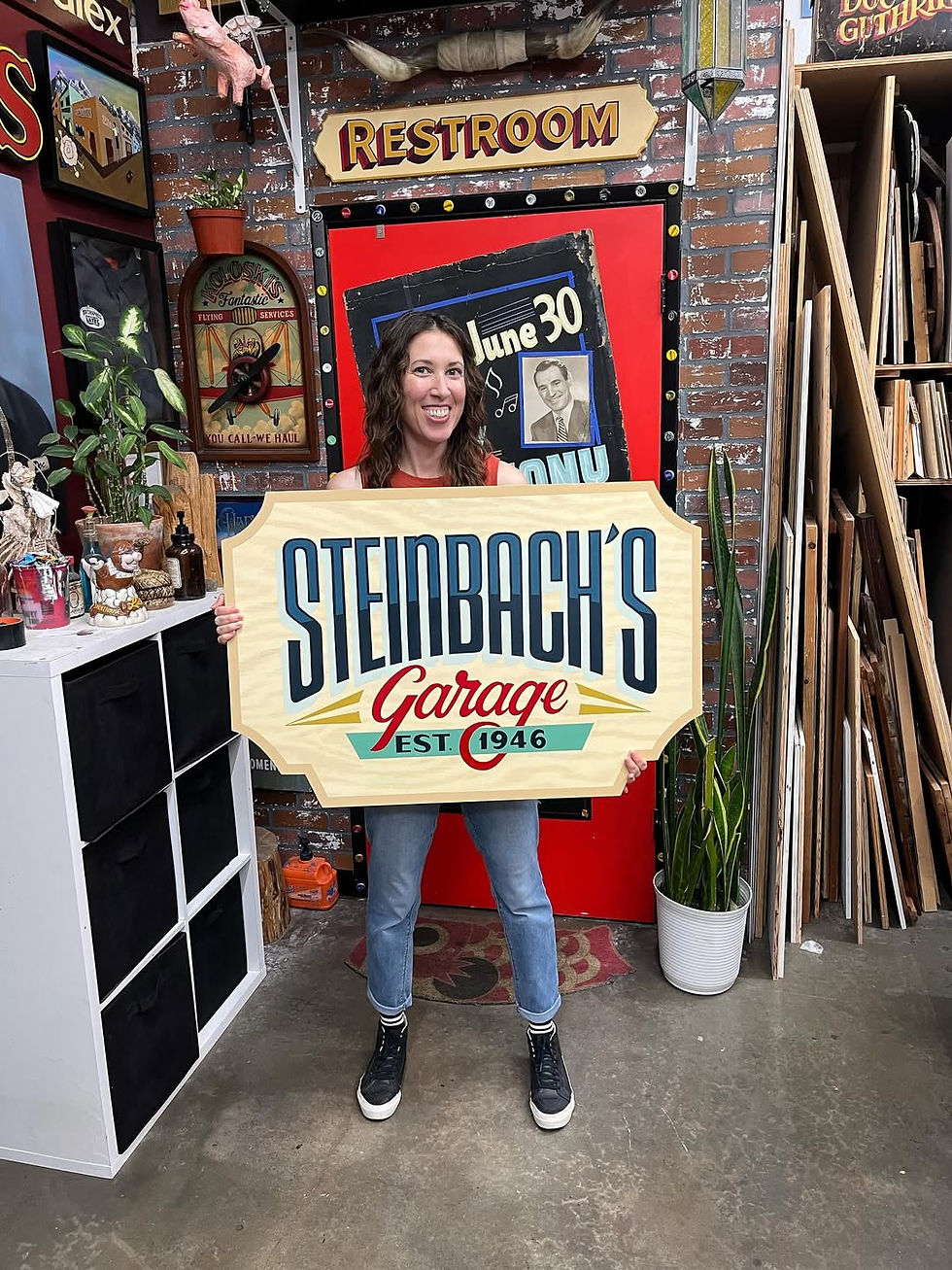 Smart Alex Hand-Painted Signs Los Angeles Trade Tech Alumni 8-Week Sign Painting Course