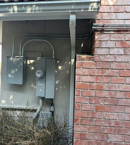 Lou's SOUTH BAY Electric Inc. 100 AMP Sub Panel Installation with 30 AMP Mini Split Conden