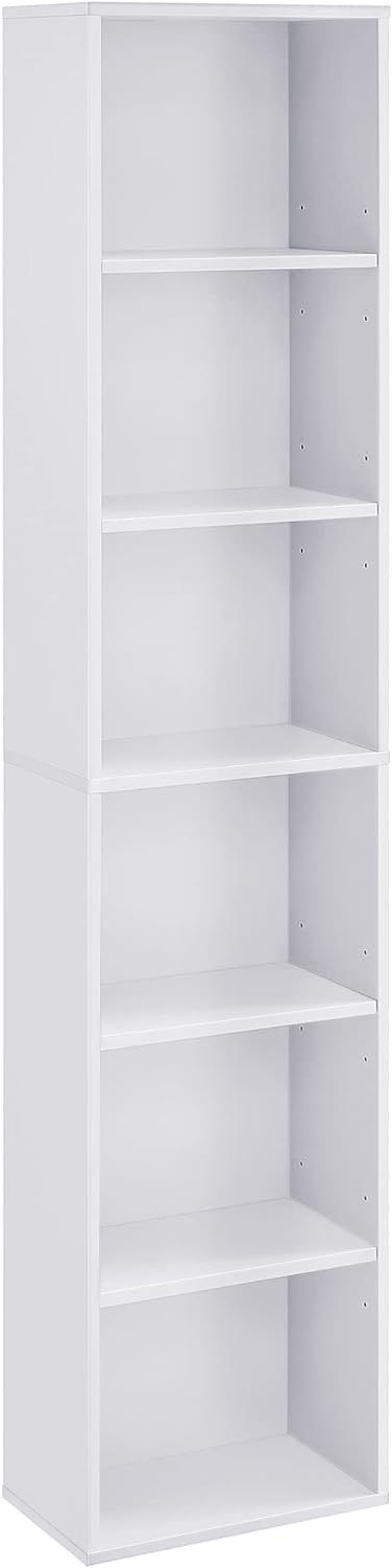 White Scandinavian Style Bookcase