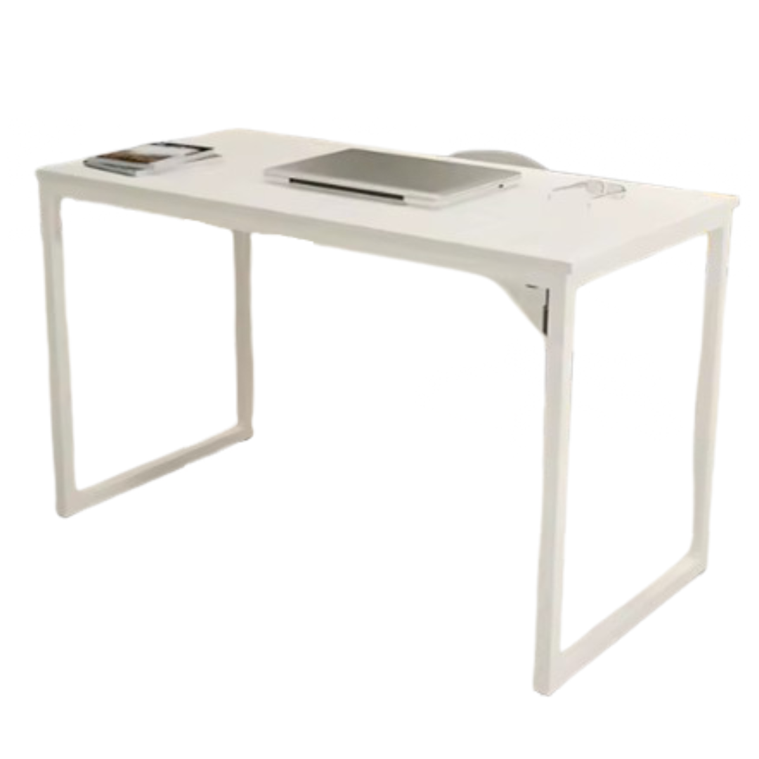 White Minimalist Work Desk