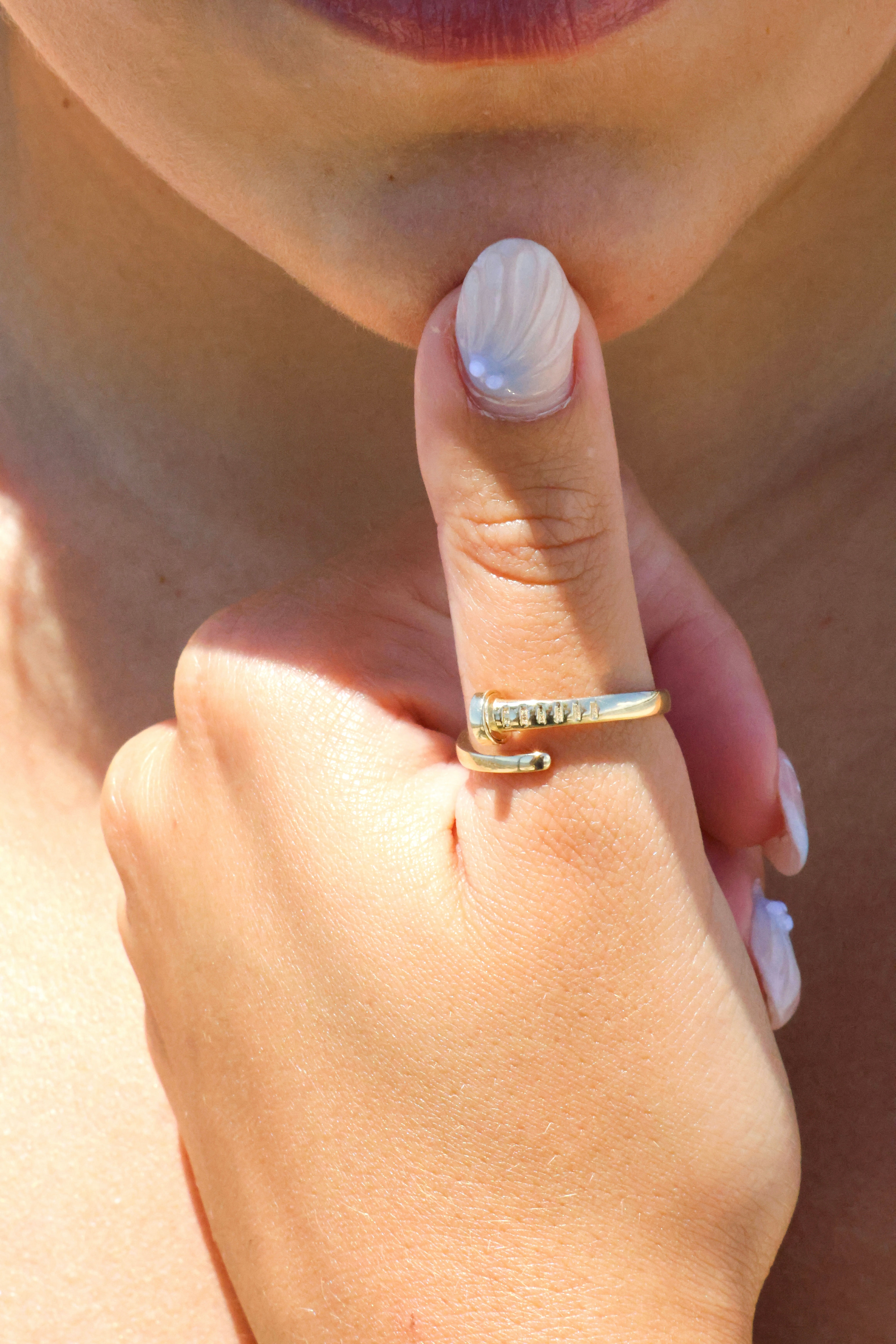 14K YELLOW GOLD WRAP RING