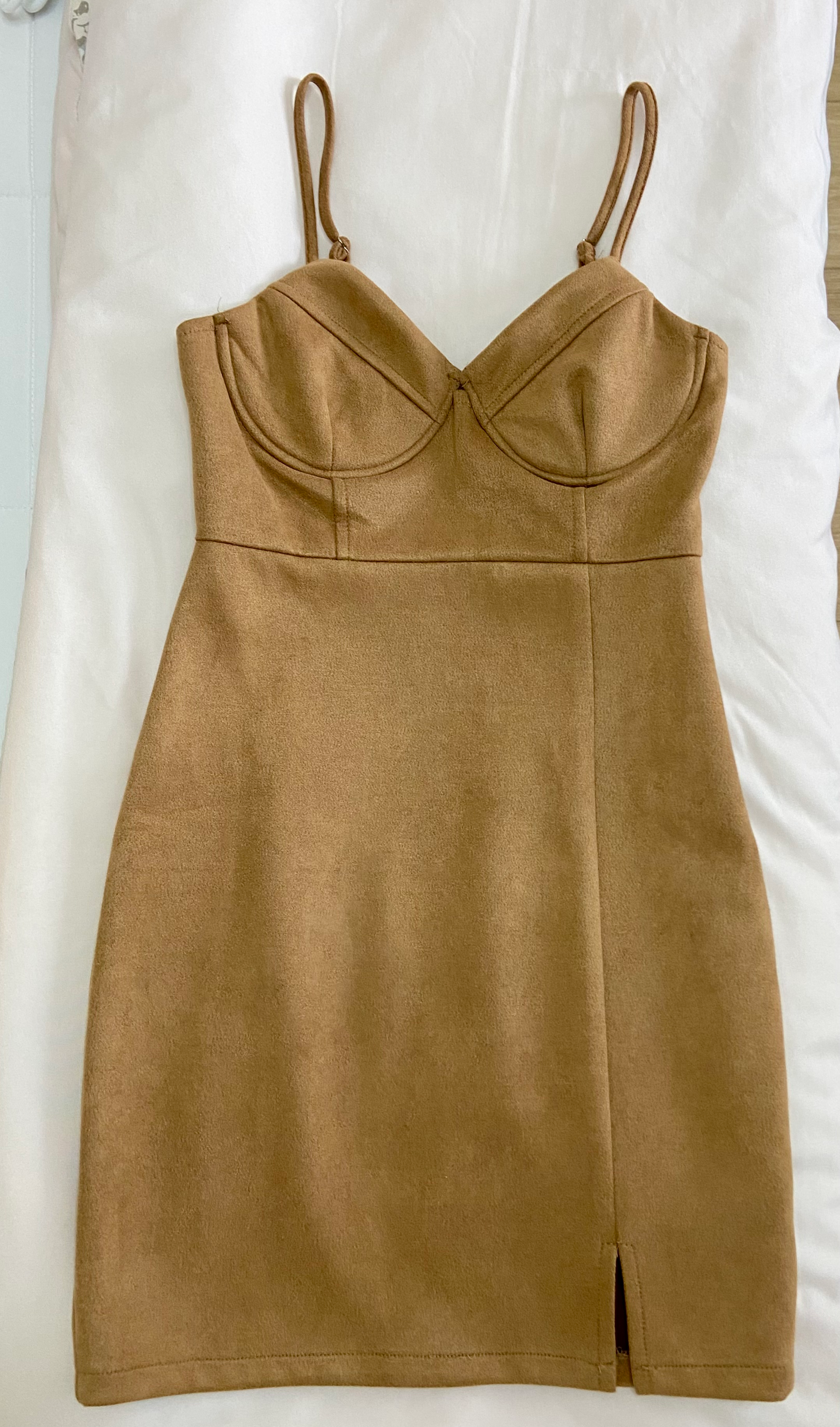 Women's workwear set: dress with matching blazer.