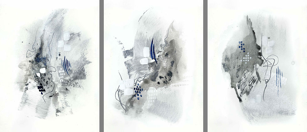 Thumbnail: "Silver Springs" - Three Panel Paper Series