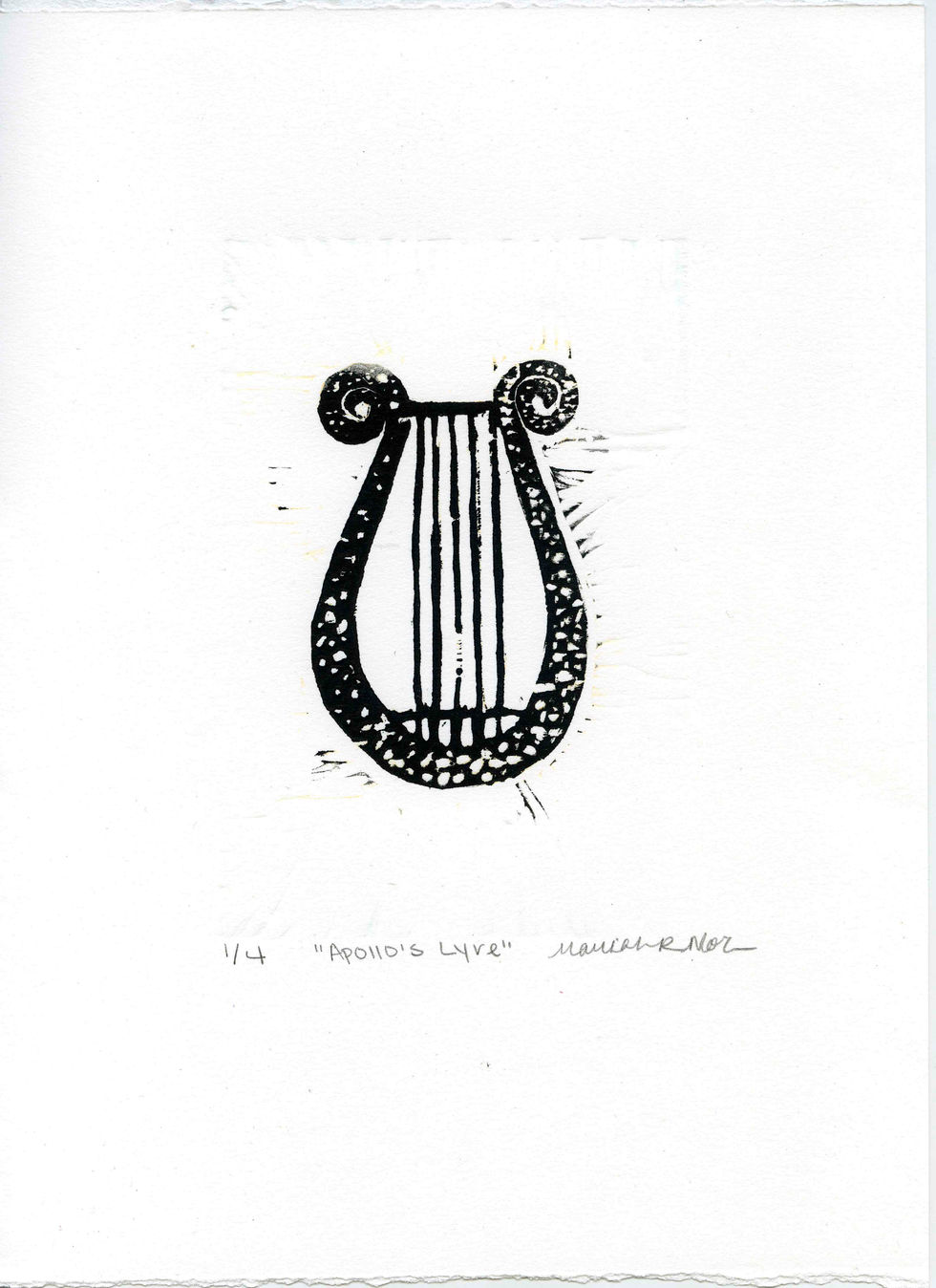 Apollo's Lyre 1 of 4 (Woodcut)
