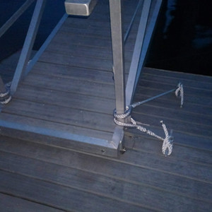 Dock ramp lines
