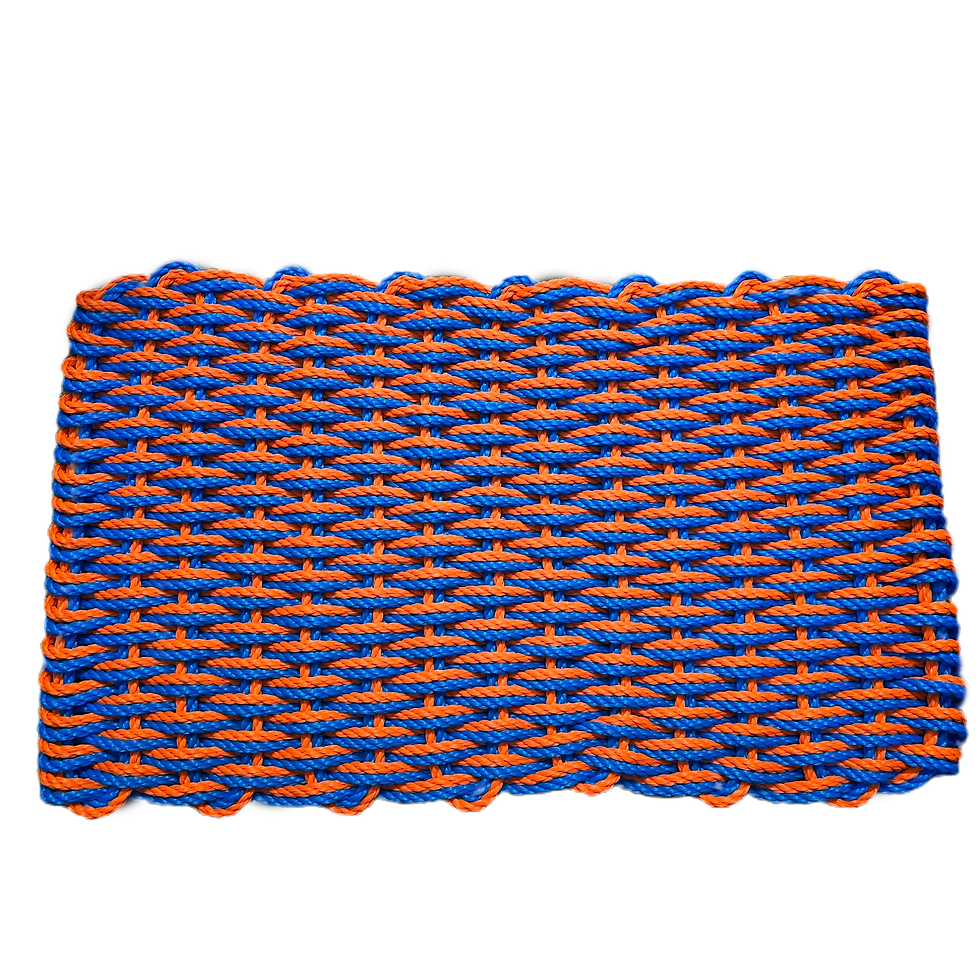 Thumbnail: Orange & Blue doormat