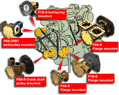 Engine Cooling Pumps Diagram