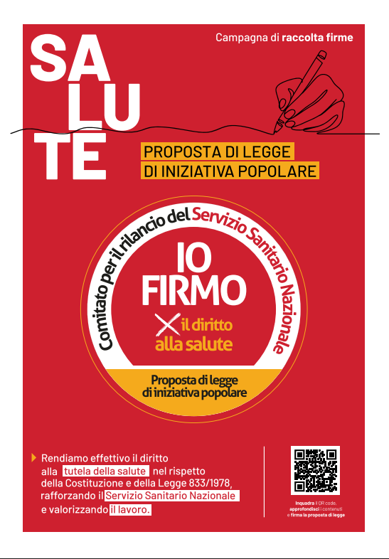 Proposta di legge: io firmo x il diritto alla salute