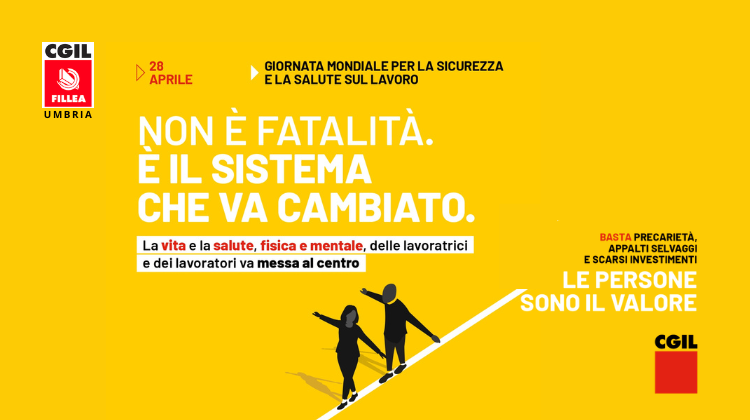 28 aprile: Giornata mondiale per la salute e la sicurezza sul lavoro