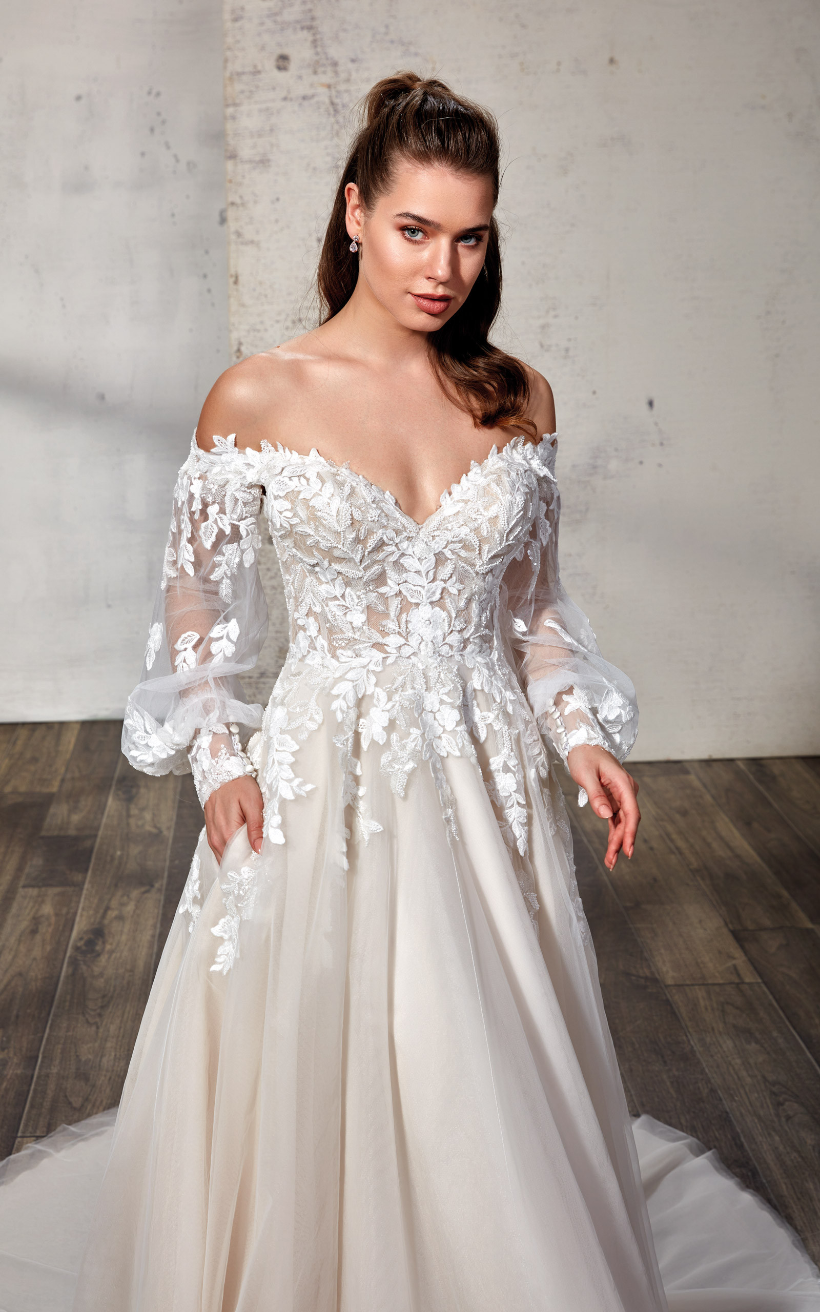 Accessory Vanya-SL | DR2442SL – Eddy K Wedding Dress Designer