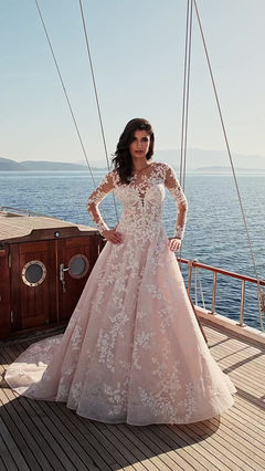 pedestalロンT Formal Dress: 61789. Long, Strapless, A Line, Closed Back - Alyce