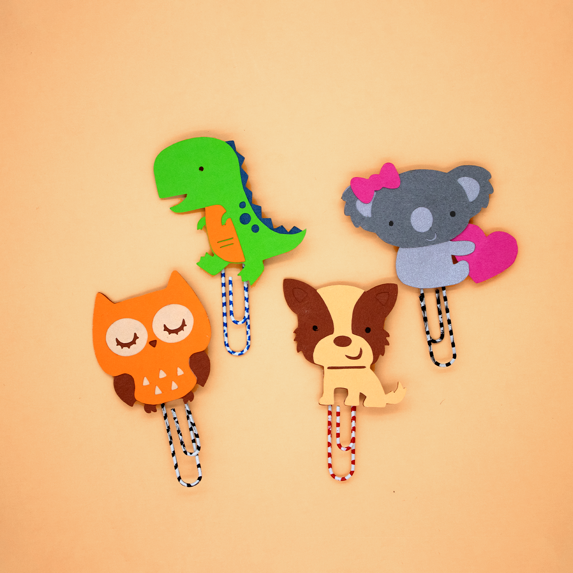 Papercut Animal Paperclips - Set of 4