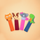 Thumbnail: Papercut Animal Bookmarks - Set of 4