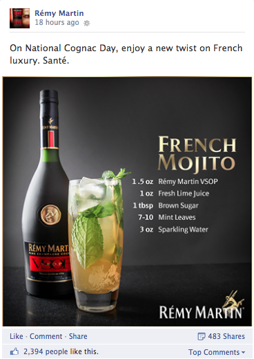 Rémy Martin: Elevated social content for a brand that lives on craft and status, written to actually engage. (1 of 6)
