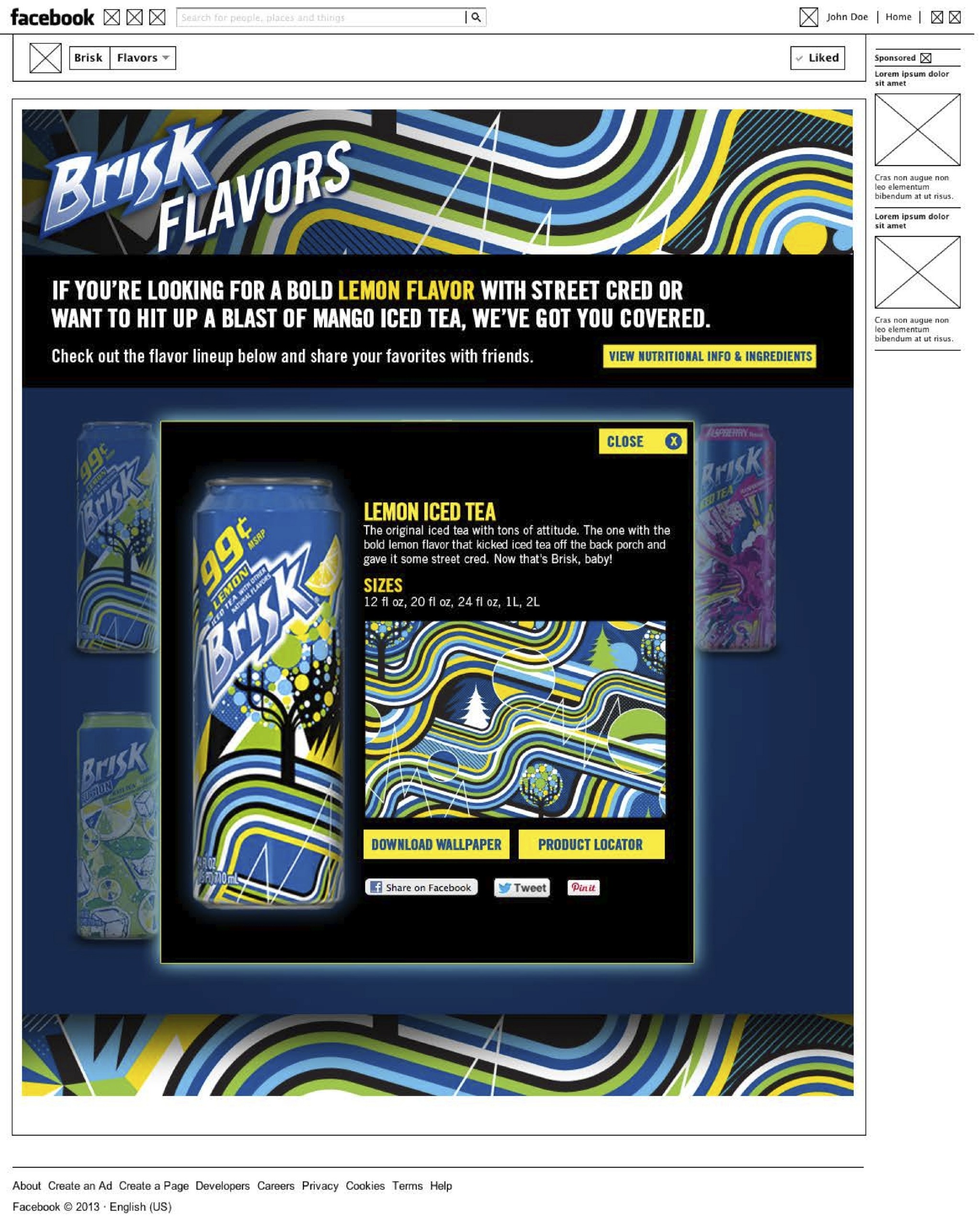 Brisk: UX copy for Brisk's new cans, written to be read at arm's length. (3 of 6)