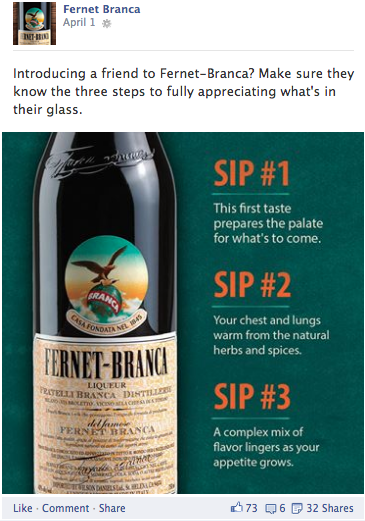 Fernet-Branca: A social calendar with three audiences: the brand, the bartenders who back it, and brand-new Fernet… (1 of 13)