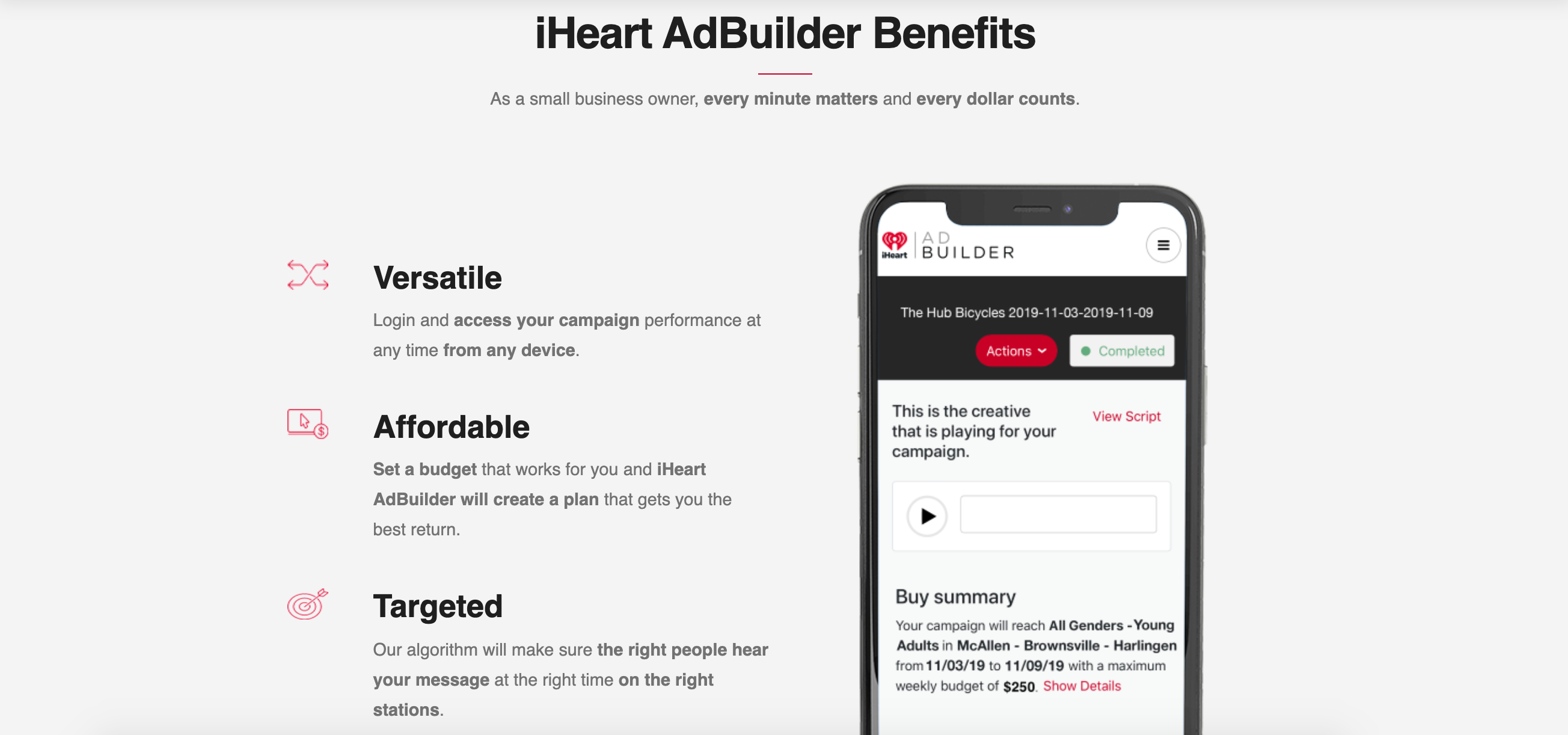 iHeartMedia: They also built a platform for businesses to create their own audio ads. I was there… (3 of 3)