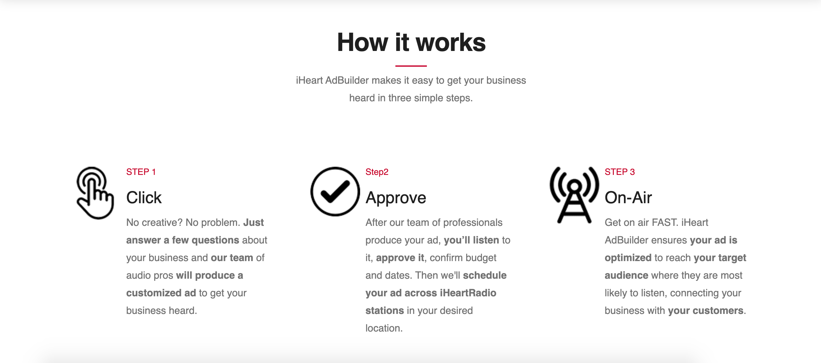 iHeartMedia: They also built a platform for businesses to create their own audio ads. I was there… (2 of 3)