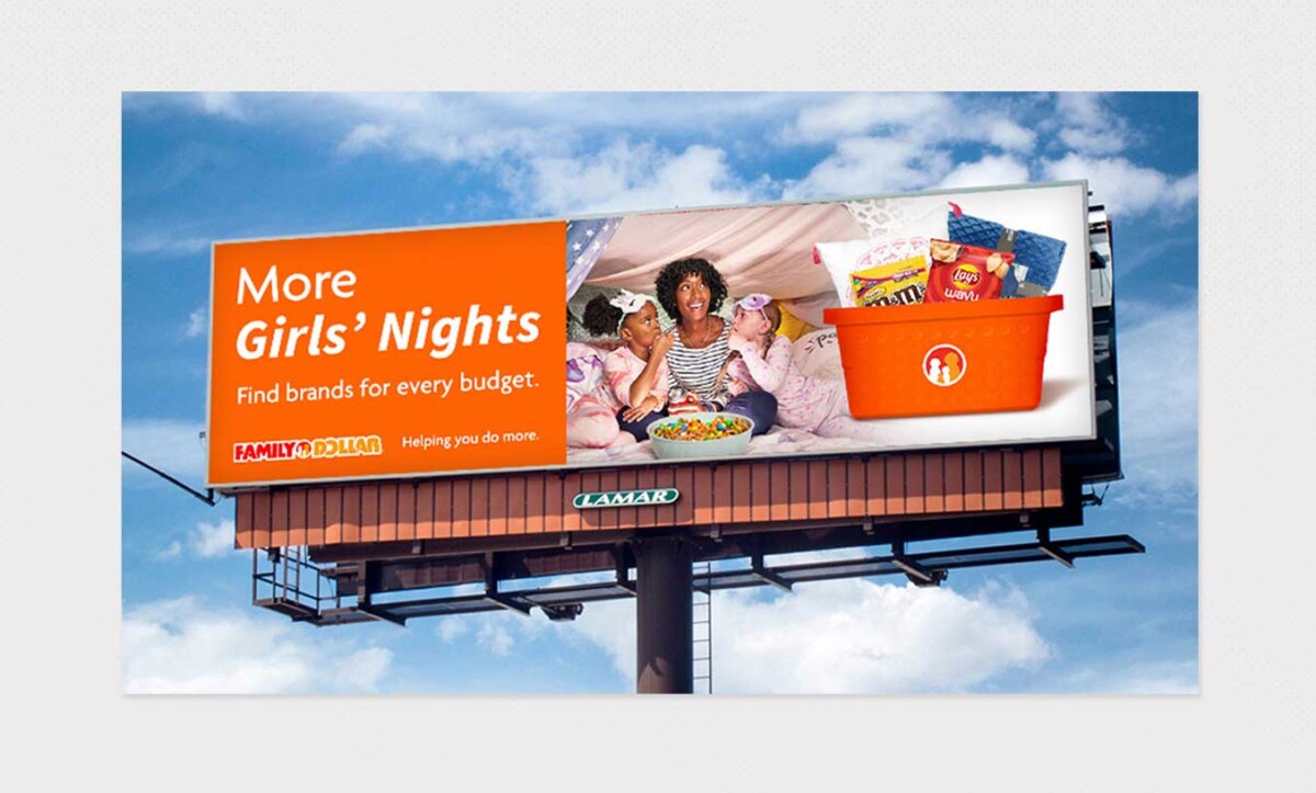Family Dollar: A complete rebrand built around one word: MORE. Showing the country just how much more they… (3 of 3)