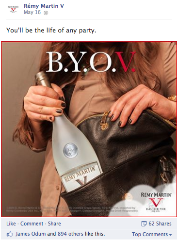 Rémy V: Bright, tempting content built to get people to try the new clear spirit. (6 of 8)