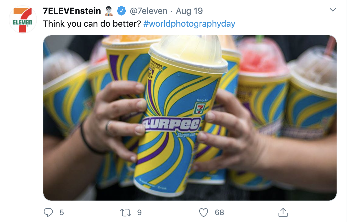 7-Eleven: A content calendar in 7-Eleven's cheeky voice, built to drive people into stores. (1 of 6)