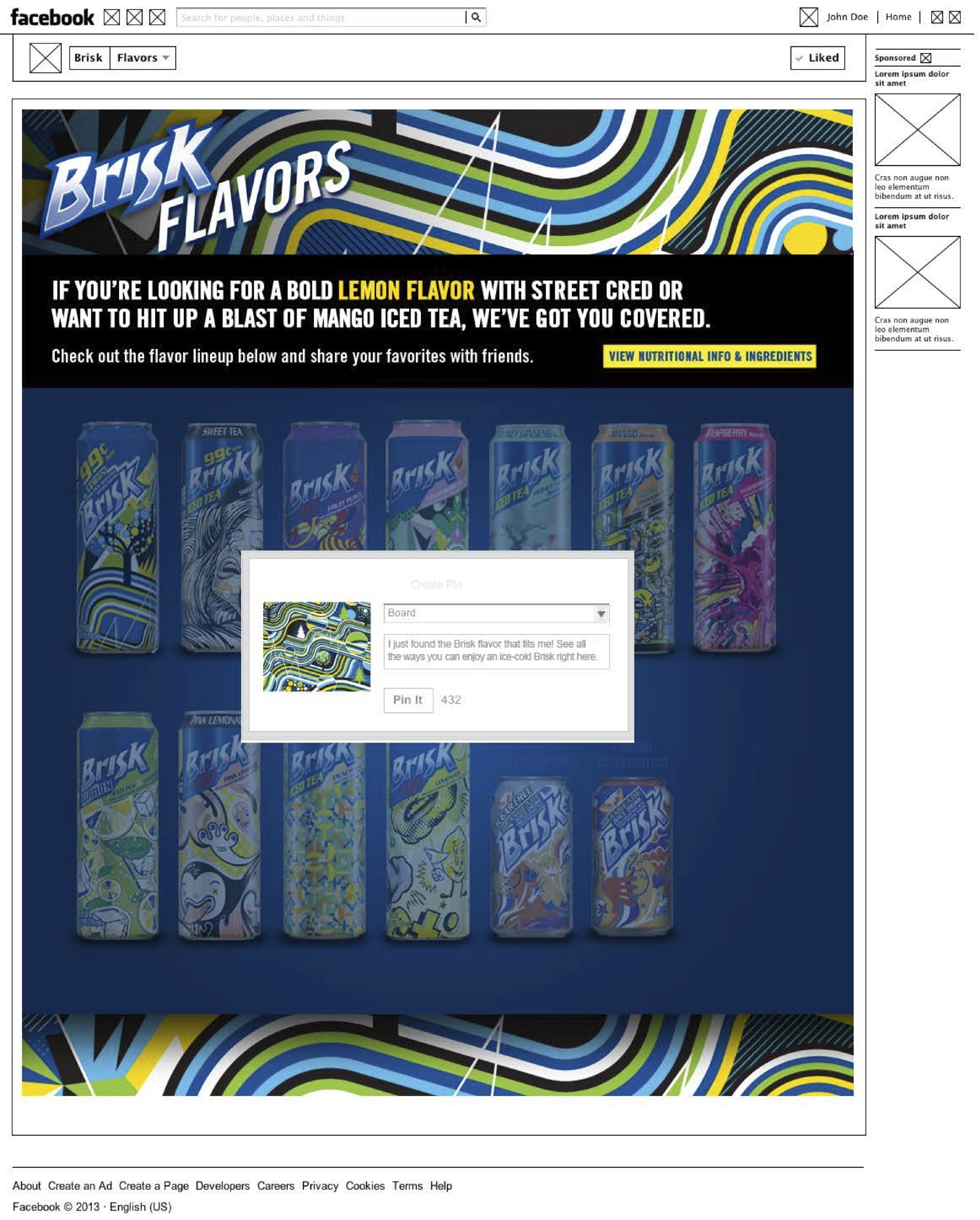 Brisk: UX copy for Brisk's new cans, written to be read at arm's length. (1 of 6)