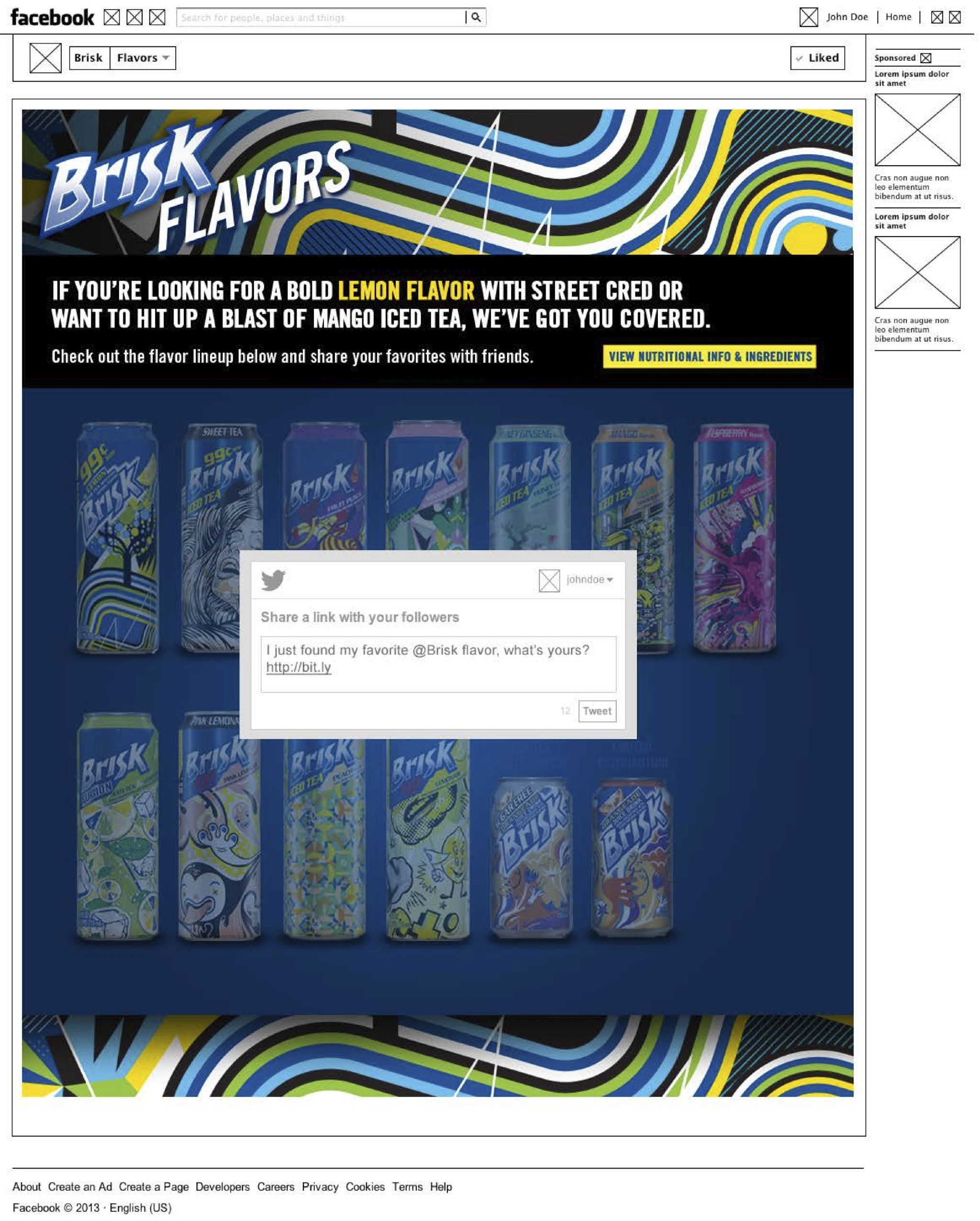 Brisk: UX copy for Brisk's new cans, written to be read at arm's length. (6 of 6)