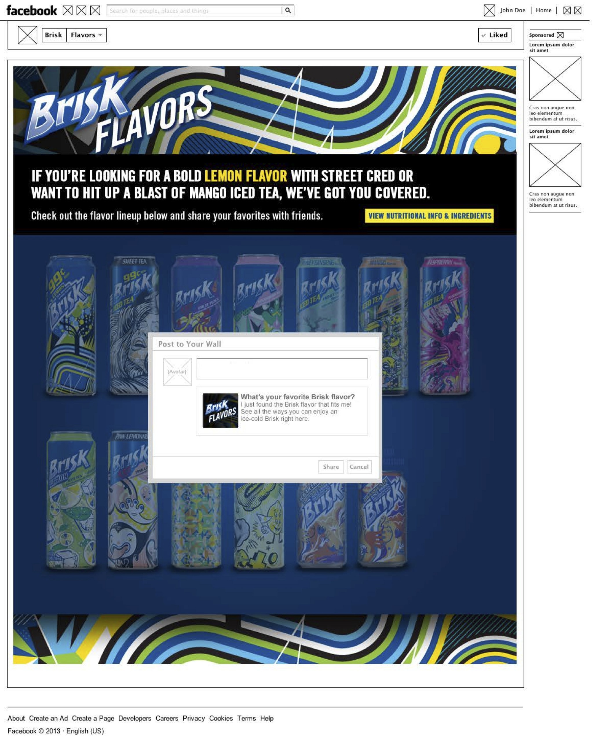 Brisk: UX copy for Brisk's new cans, written to be read at arm's length. (4 of 6)
