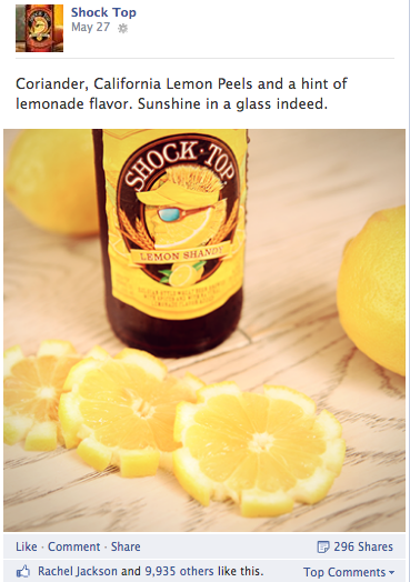 Shock Top: A social calendar we wrote, designed, and shot in-house, delivered for every channel. (2 of 3)