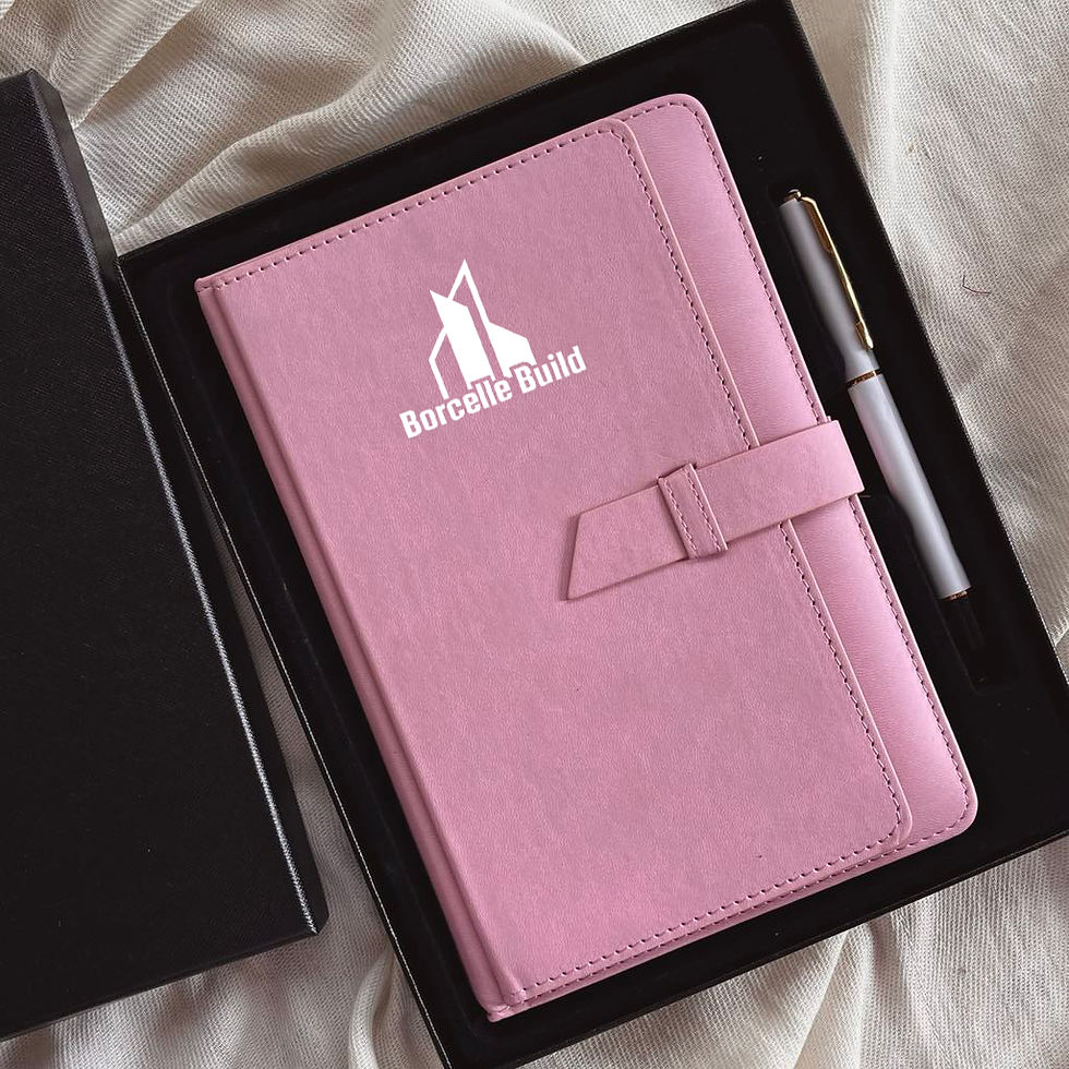 Thumbnail: Journaling Gift Set: Pink Journal Planner Notebook
