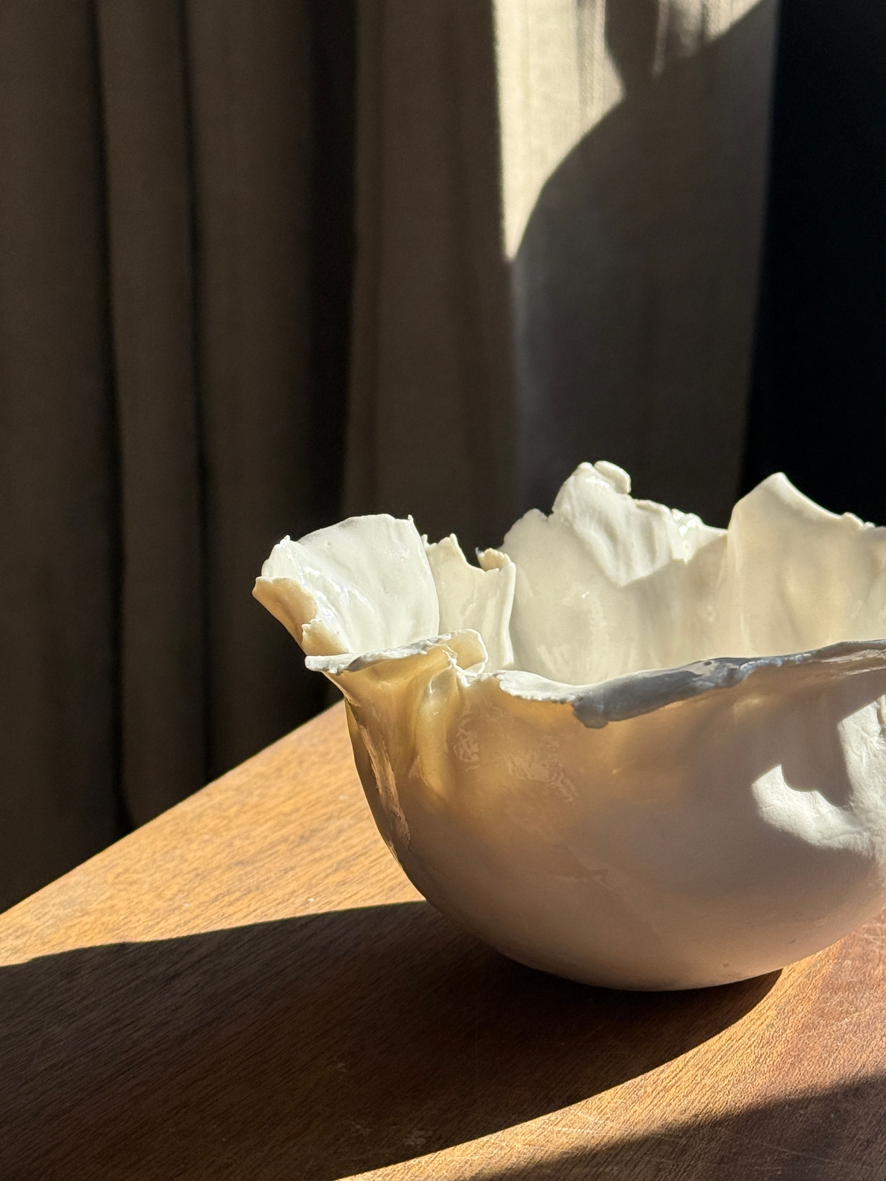 Coupe en porcelaine ronde