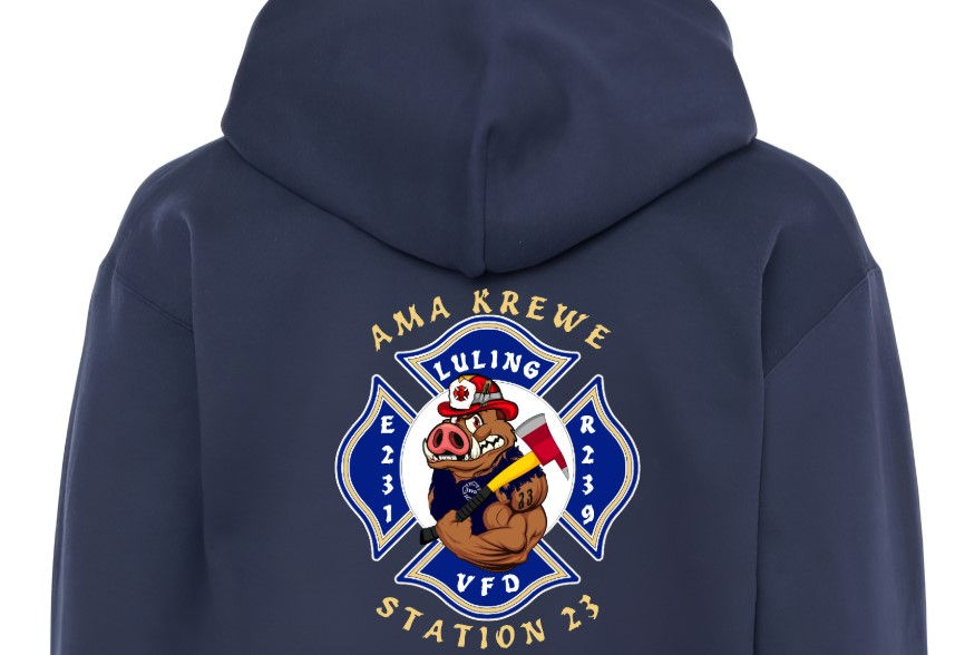 ADULT LVFD 23 "AMA KREWE" PULLOVER HOODIE