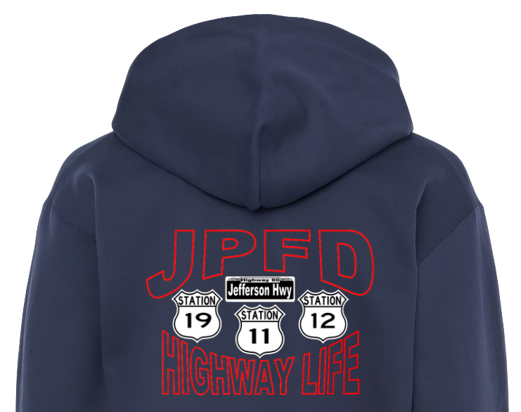 Thumbnail: JPFD "HIGHWAY LIFE" PULLOVER HOODIE