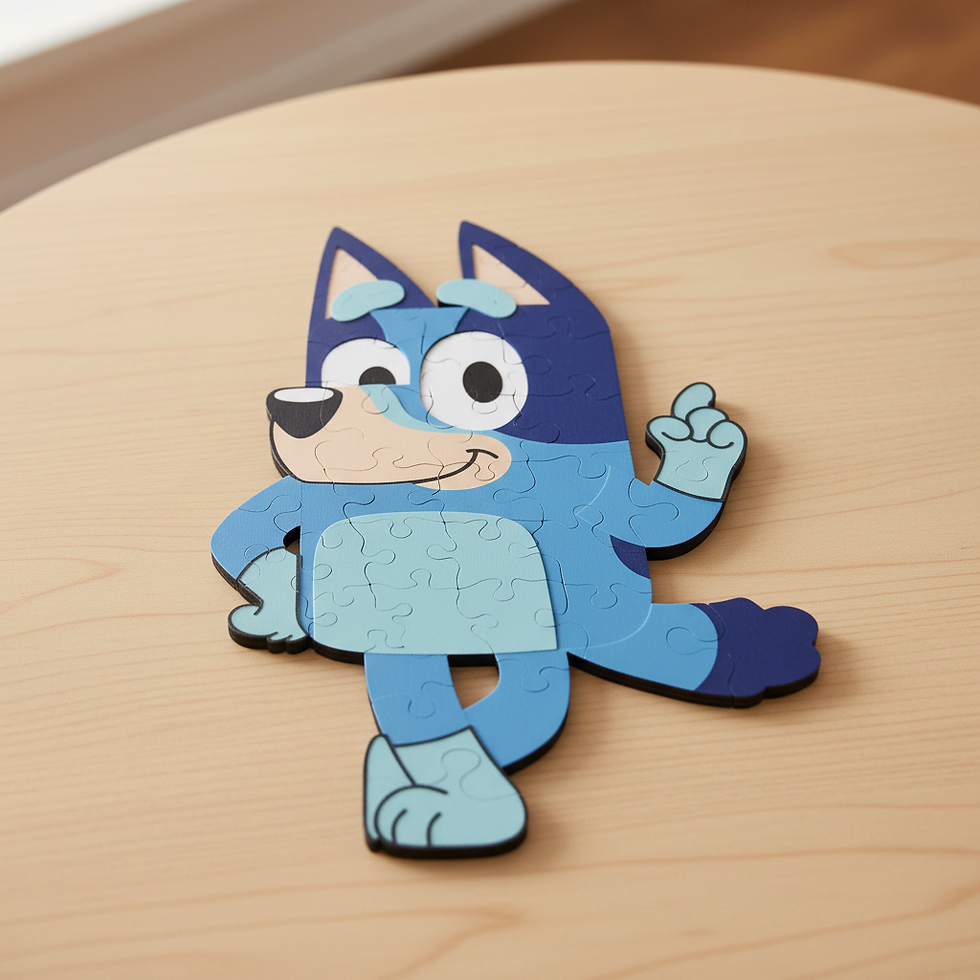 Bluey puzzle for kids