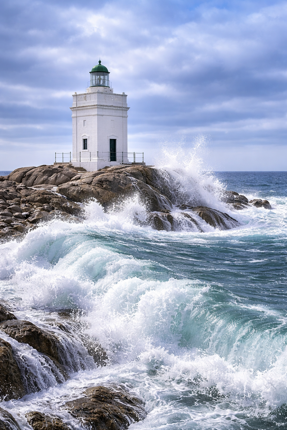 Light house in St. Helena Bay, South Africa