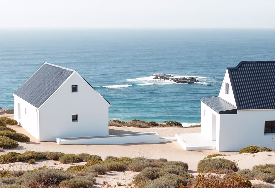 Beachfront homes in St. Helena Bay, South Africa