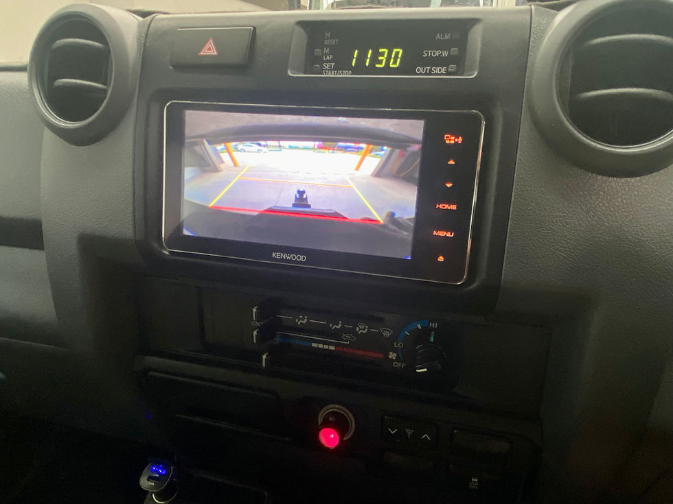Reverse safety camera