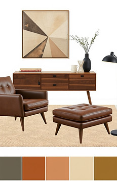 Minimalist style moodboard