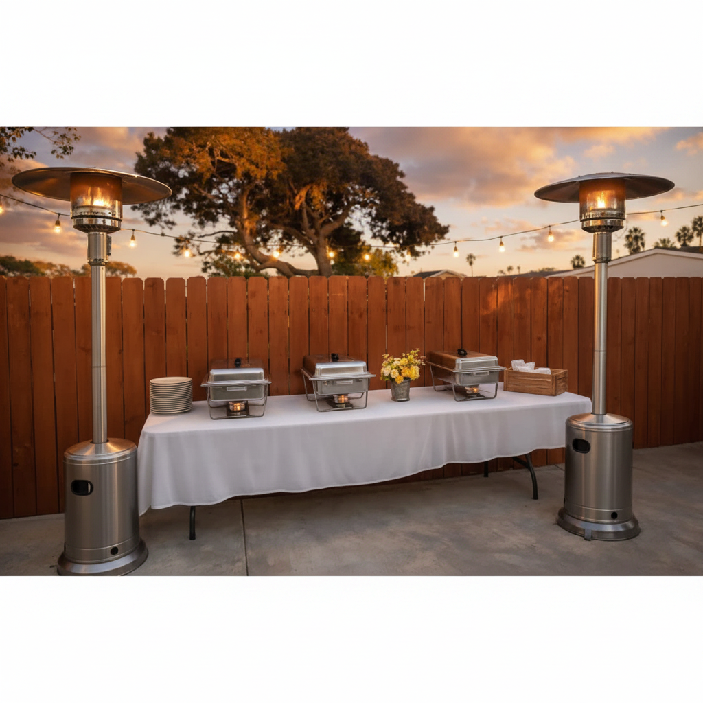Outdoor Patio Heater- W Propane or W/O